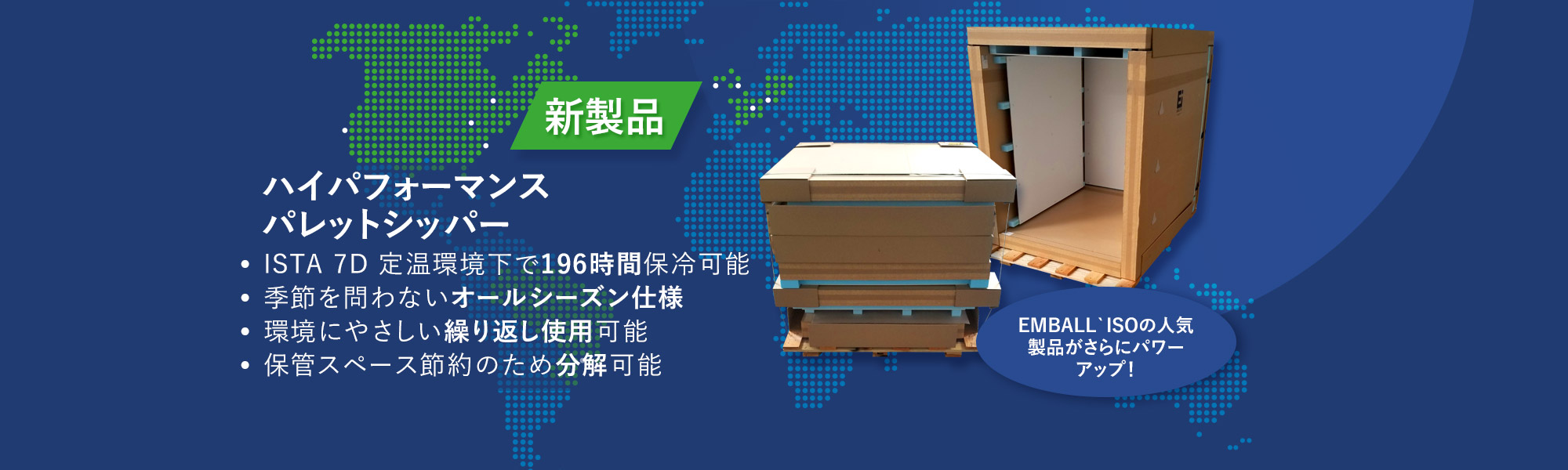 Slide 2000x600px High Performance Pallet Shipper