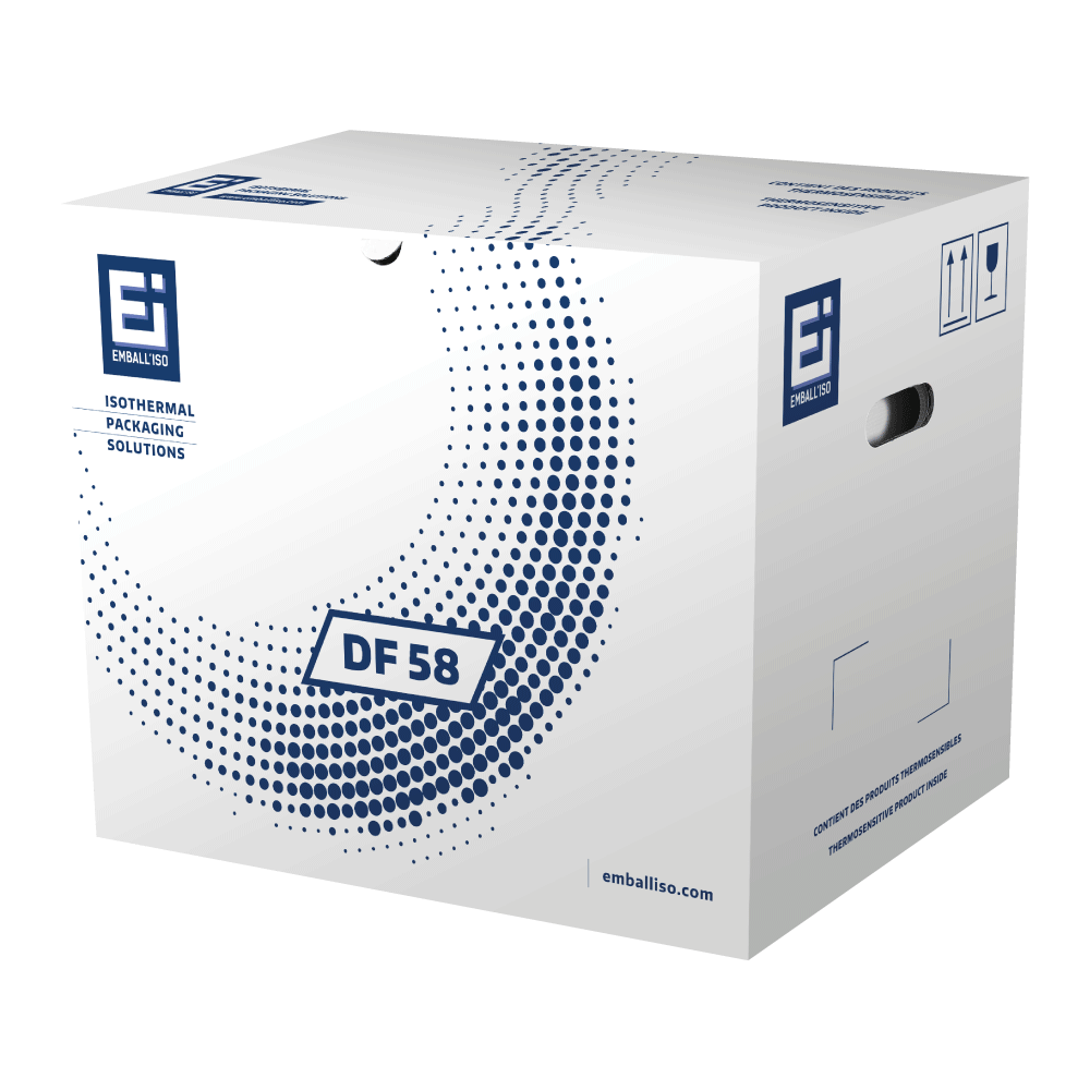 Deep freeze pour le transport de produits à température très basse EMBALL'ISO